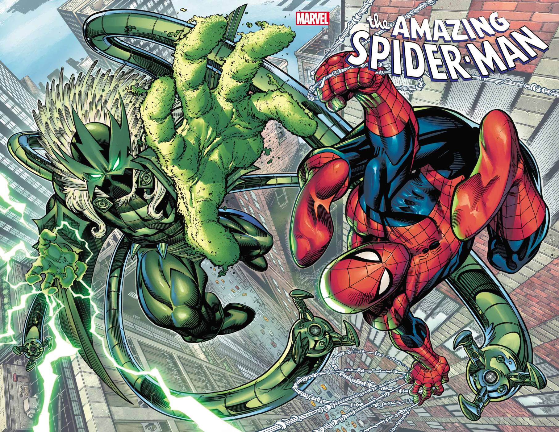 AMAZING SPIDER-MAN #6 MARK BAGLEY & ED MCGUINNESS WRAPAROUND